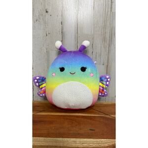 Squishmallows Estephania Rainbow Butterfly‎ Plush Toy Medium 8"